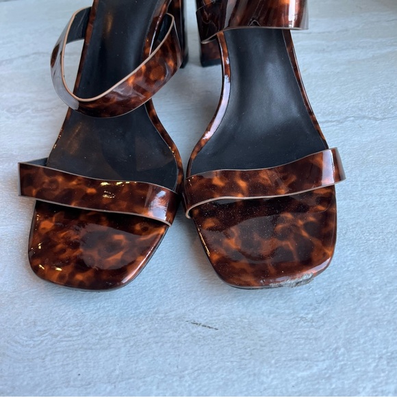 LMS the Brand The Rachel Block heel Tortoise Sandals Size 39 - Picture 4 of 12